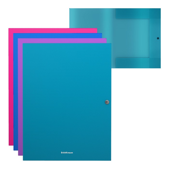 Папка на кнопке А4, 3 клапана ErichKrause Diagonal Vivid, непрозрачная, 500 мкм, корешок 8, Разноцветный
Папка на кнопке А4, 3 клапана ErichKrause Diagonal Vivid, непрозрачная, 500 мкм, корешок 8, Разноцветный