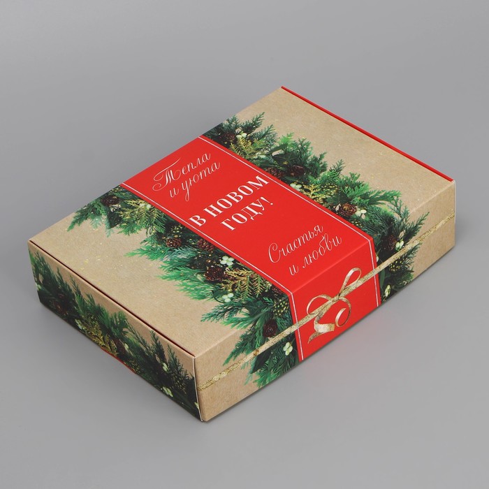 Коробка складная Дарите Счастье Тепла и уюта в новом году! 21 x 15 x 5 см, Разноцветный
Коробка складная Дарите Счастье Тепла и уюта в новом году! 21 x 15 x 5 см, Разноцветный