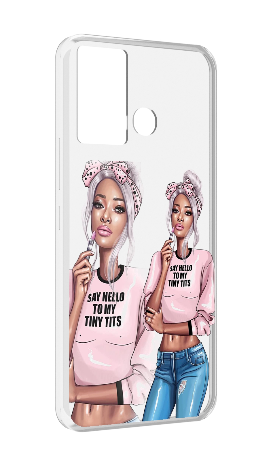 Чехол MyPads Девушка-в-розовой-футболке женский для Infinix Hot 12 Play, Прозрачный, Tocco
Чехол MyPads Девушка-в-розовой-футболке женский для Infinix Hot 12 Play, Прозрачный, Tocco