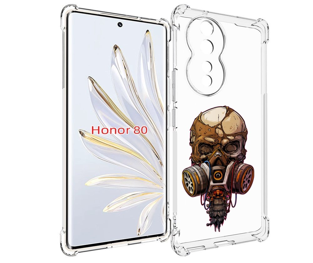 Чехол MyPads Подробный красочный человеческий череп с противогазом для Honor 80, Прозрачный, Tocco
Чехол MyPads Подробный красочный человеческий череп с противогазом для Honor 80, Прозрачный, Tocco