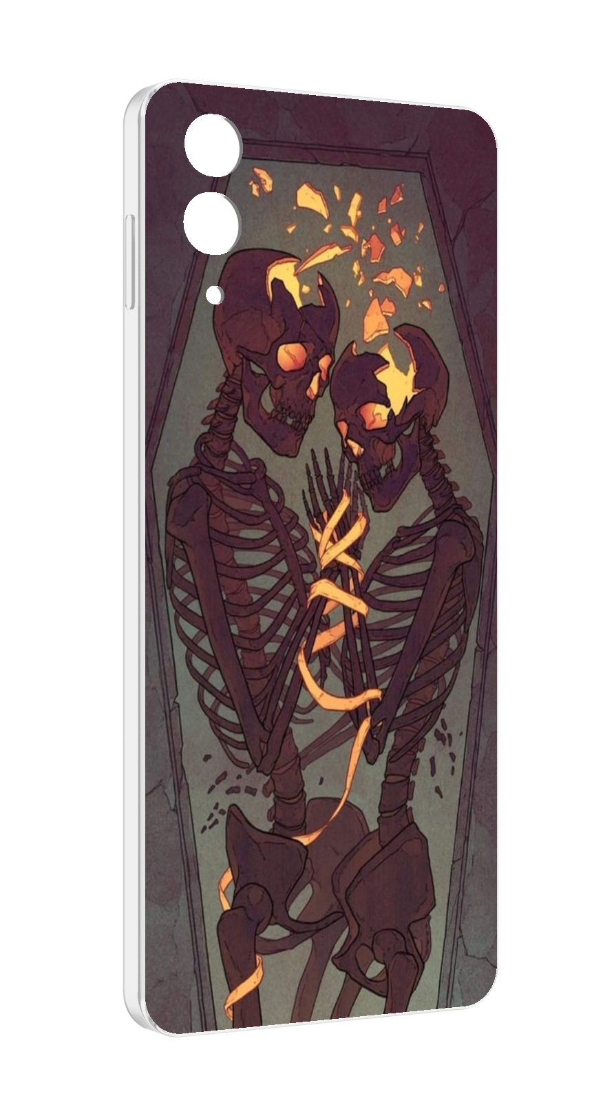 Чехол MyPads скелеты в гробу для Samsung Galaxy Z Flip 4 (SM-F721), Прозрачный, Tocco 
Чехол MyPads скелеты в гробу для Samsung Galaxy Z Flip 4 (SM-F721), Прозрачный, Tocco