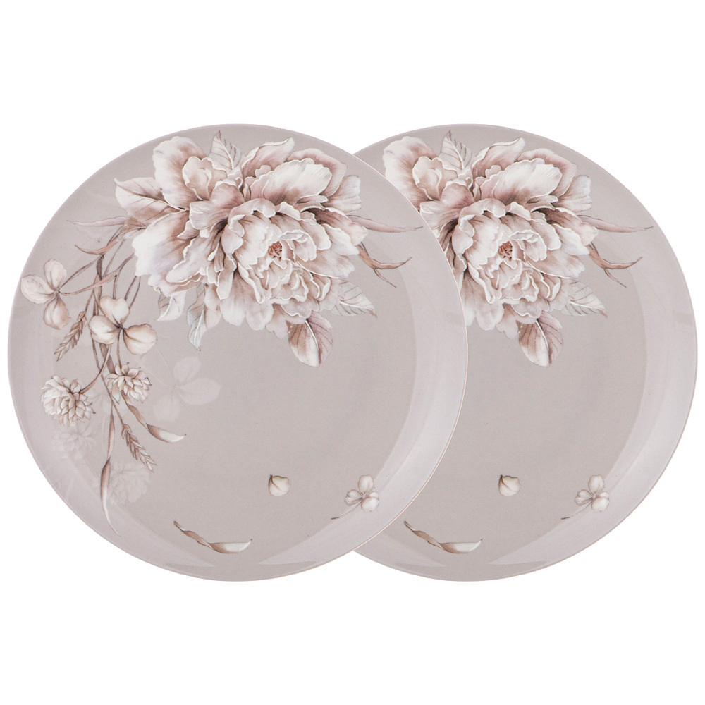Набор из 2 штук Тарелка закусочная Lefard White flower 20,5см, фарфор, серый (415-2239_)
Набор из 2 штук Тарелка закусочная Lefard White flower 20,5см, фарфор, серый (415-2239_)
