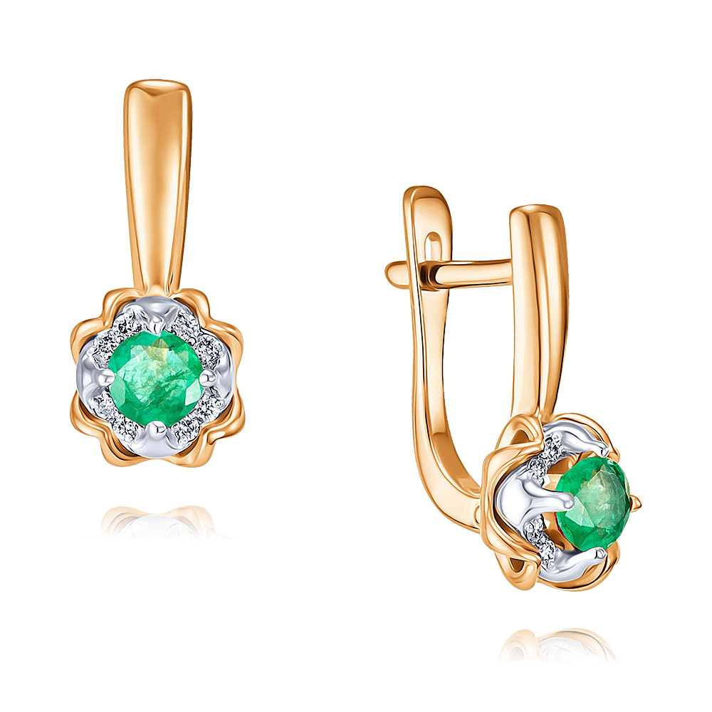 Серьги из красного золота с изумрудом/бриллиантом ADAMAS 24040030/01-А50Д-433, 24040030/01-А50Д-433
Серьги из красного золота с изумрудом/бриллиантом ADAMAS 24040030/01-А50Д-433, 24040030/01-А50Д-433