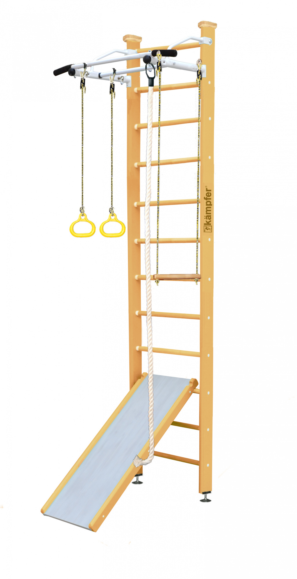 Шведская стенка Kampfer Ride Ceiling (№1 Натуральный Высота 3 м белый турник), Ride Ceiling
Шведская стенка Kampfer Ride Ceiling (№1 Натуральный Высота 3 м белый турник), Ride Ceiling