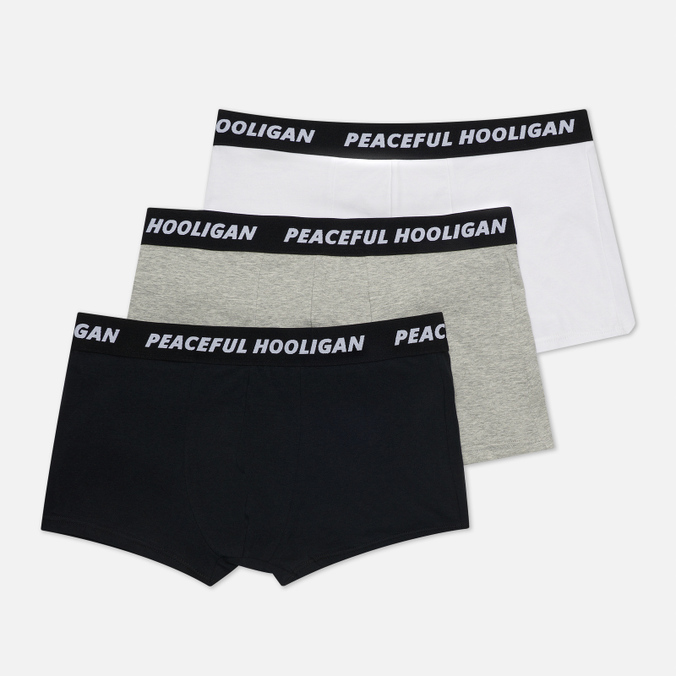 Комплект мужских трусов Peaceful Hooligan Underwear 3-Pack комбинированный, Размер XXL, Разноцветный, Underwear 3-Pack
Комплект мужских трусов Peaceful Hooligan Underwear 3-Pack комбинированный, Размер XXL, Разноцветный, Underwear 3-Pack