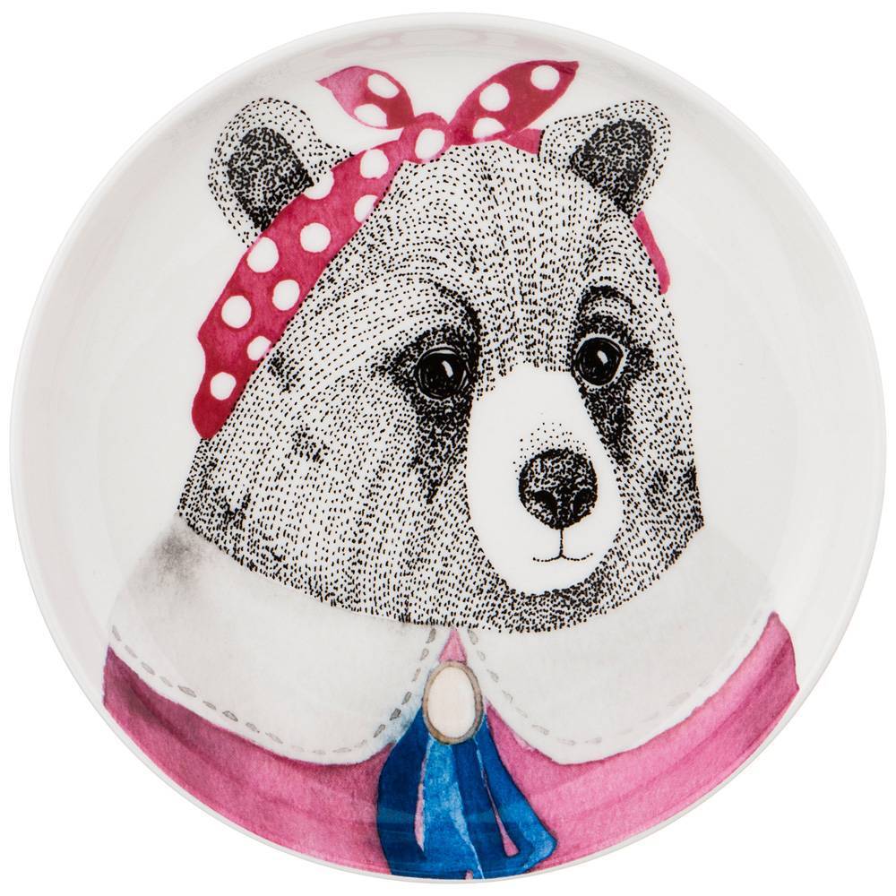 Набор из 6 штук Тарелка закусочная Lefard Fashion animals Медведица, 19см (409-125/6), Белый
Набор из 6 штук Тарелка закусочная Lefard Fashion animals Медведица, 19см (409-125/6), Белый