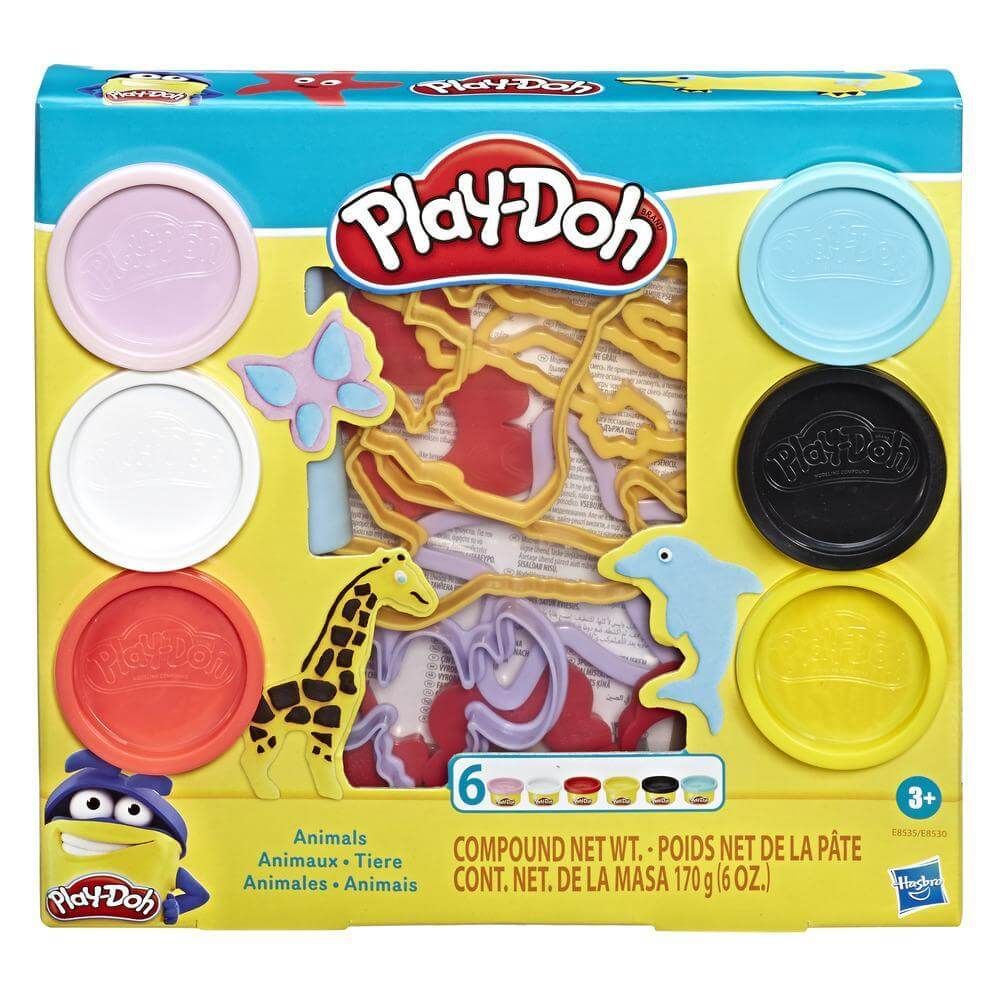 Набор для лепки Play-Doh Животные E85355L00, Белый;голубой;желтый;зеленый;фиолетовый;коричневый, Fundamentals Animals
Набор для лепки Play-Doh Животные E85355L00, Белый;голубой;желтый;зеленый;фиолетовый;коричневый, Fundamentals Animals