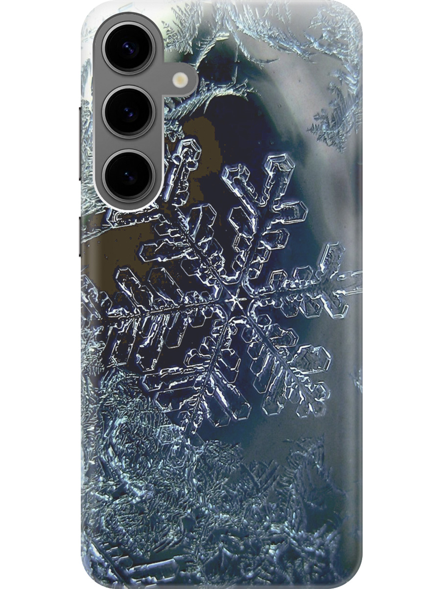 Силиконовый чехол на Samsung Galaxy S24+ с рисунком "Макро снежинка", Синий;черный, 20011905
Силиконовый чехол на Samsung Galaxy S24+ с рисунком "Макро снежинка", Синий;черный, 20011905