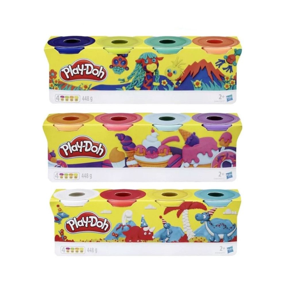 Набор Play-Doh 4 Vasetti Ast игровой, для лепки, B5517EU4, Разноцветный, 4 Vasetti Ast
Набор Play-Doh 4 Vasetti Ast игровой, для лепки, B5517EU4, Разноцветный, 4 Vasetti Ast