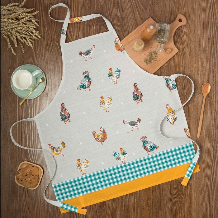 Фартук "Этель" Chicken Ranch 55х70 см, 100% хлопок, репс 210 г/м2, Разноцветный, Chicken Ranch
Фартук "Этель" Chicken Ranch 55х70 см, 100% хлопок, репс 210 г/м2, Разноцветный, Chicken Ranch