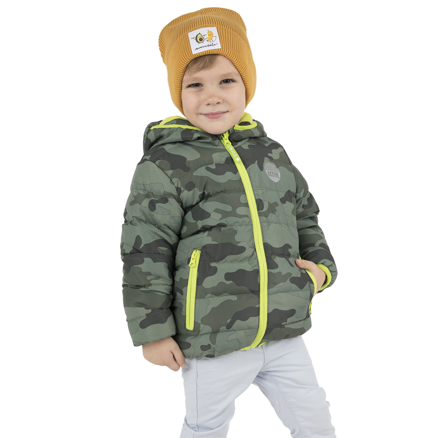 фото Куртка fun time klfw21-039 цв. милитари р. 116