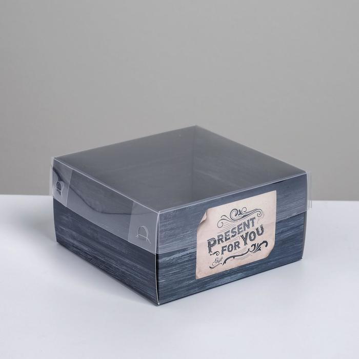 Коробка Дарите Счастье под бенто-торт с PVC крышкой Present for you 12 х 6 х 11,5 см, Синий, Коллекция упаковки "Мужская"
Коробка Дарите Счастье под бенто-торт с PVC крышкой Present for you 12 х 6 х 11,5 см, Синий, Коллекция упаковки "Мужская"