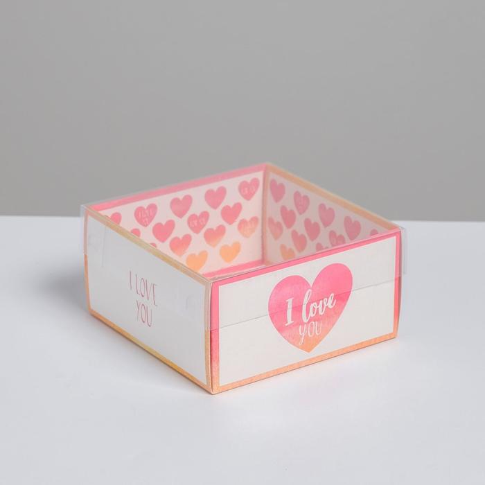 Коробка Дарите Счастье под бенто-торт с PVC крышкой I love you 12 х 6 х 11.5 см, Розовый;белый, Подарочная упаковка 14 февраля
Коробка Дарите Счастье под бенто-торт с PVC крышкой I love you 12 х 6 х 11.5 см, Розовый;белый, Подарочная упаковка 14 февраля