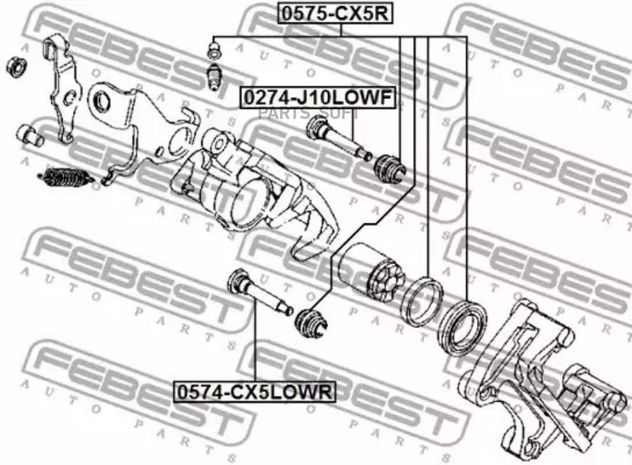 FEBECT 0574CX5LOWR 0574-CX5LOWR_втулка направляющая cуппорта заднего!\ Nissan Juke/Tiida/T
FEBECT 0574CX5LOWR 0574-CX5LOWR_втулка направляющая cуппорта заднего!\ Nissan Juke/Tiida/T