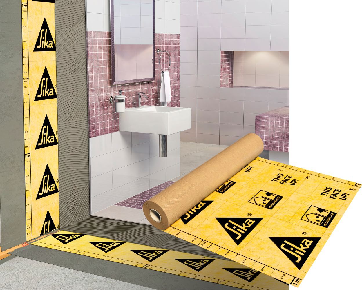 SikaCeram Sealing Membrane W Эластичная гидроизоляционная мембрана под плиточную облицовку, SikaCeram Sealing Membrane W(754096)
SikaCeram Sealing Membrane W Эластичная гидроизоляционная мембрана под плиточную облицовку, SikaCeram Sealing Membrane W(754096)