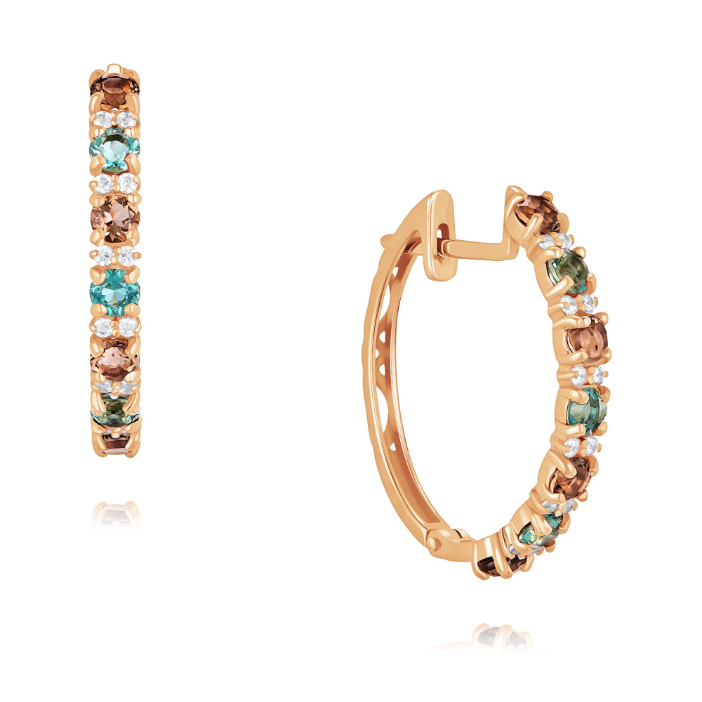 Серьги конго из красного золота ADAMAS 24041572/01-А50Д-670, празиолит/раухтопаз/фианит, 24041572/01-А50Д-670
Серьги конго из красного золота ADAMAS 24041572/01-А50Д-670, празиолит/раухтопаз/фианит, 24041572/01-А50Д-670