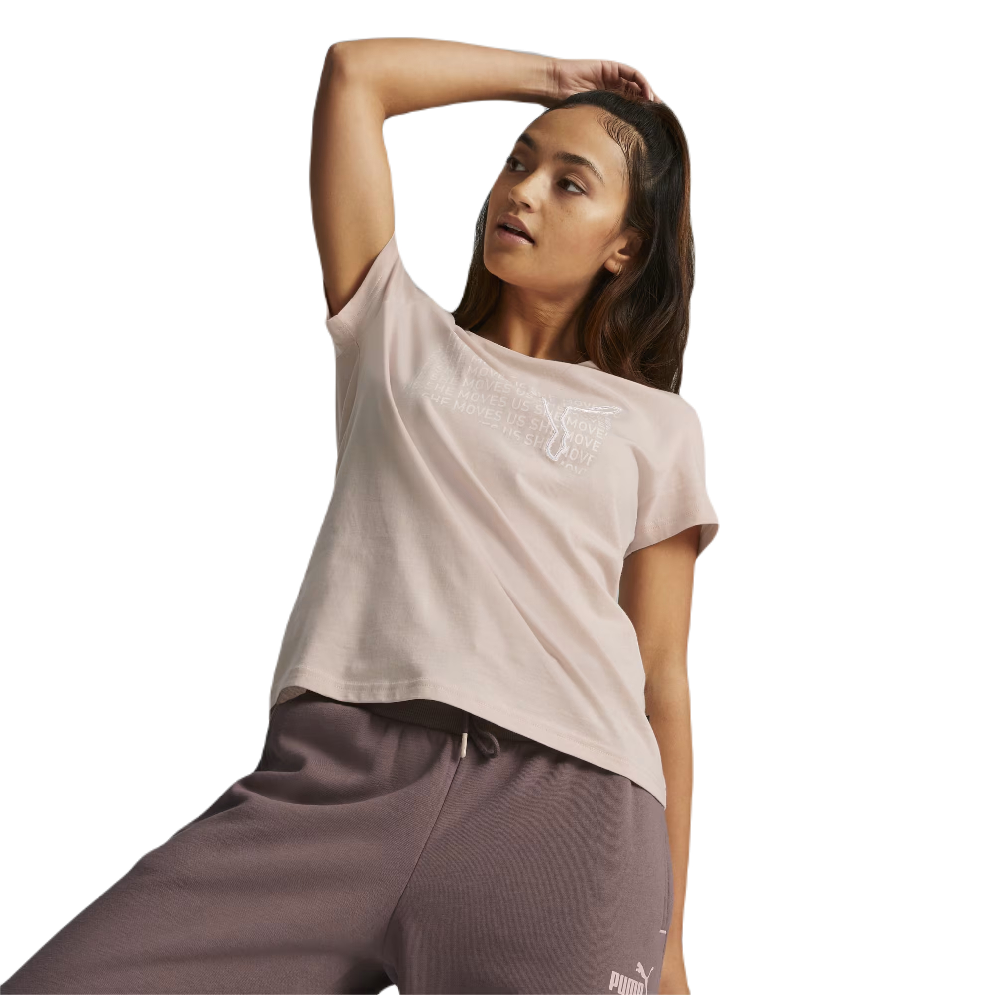 Футболка женская PUMA She Moves Us Graphic Tee 67176047 бежевая M, Розовый, She Moves Us Graphic Tee
Футболка женская PUMA She Moves Us Graphic Tee 67176047 бежевая M, Розовый, She Moves Us Graphic Tee