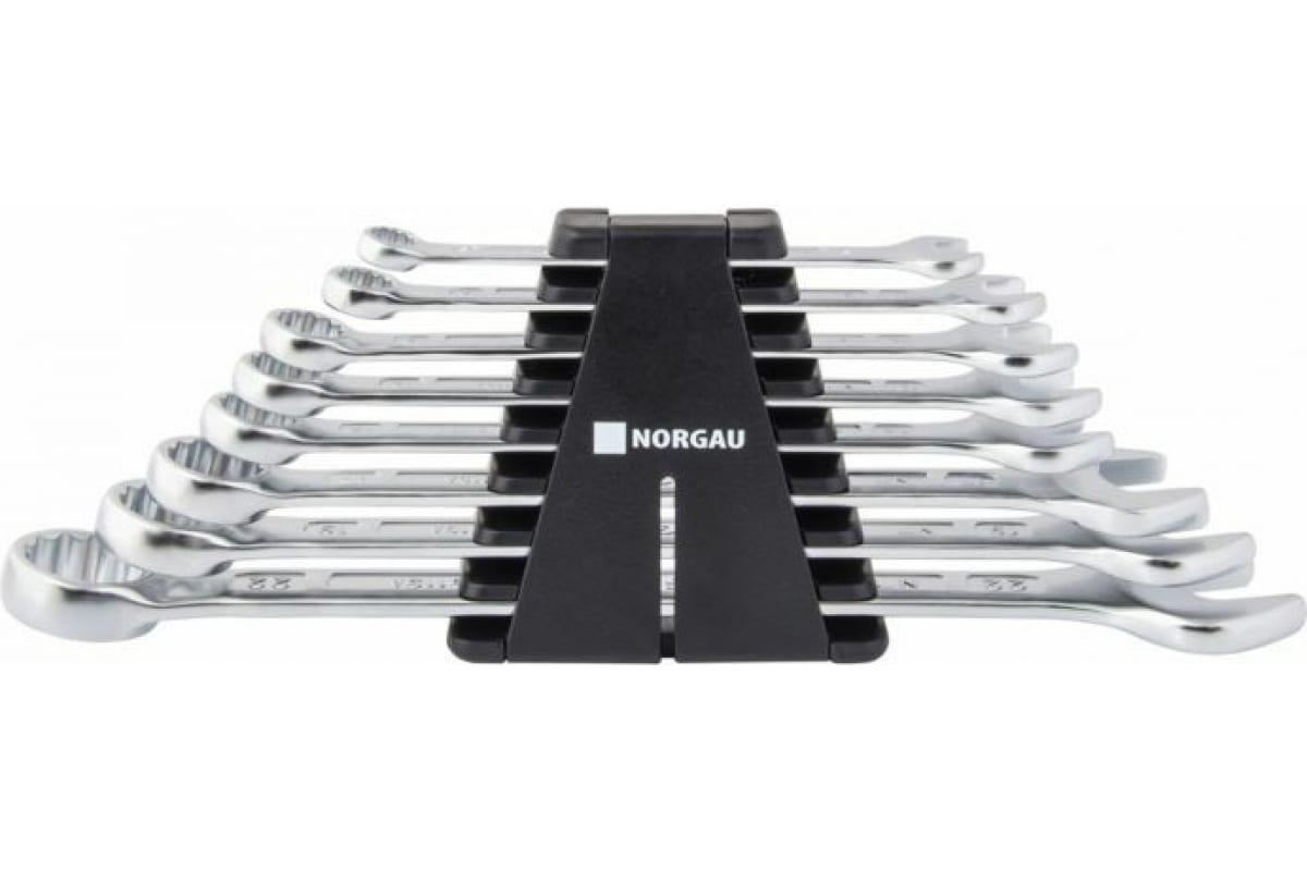 Набор гаечных комбинированных ключей NORGAU Industrial с рожковым и накидным профилем (8-1
Набор гаечных комбинированных ключей NORGAU Industrial с рожковым и накидным профилем (8-1