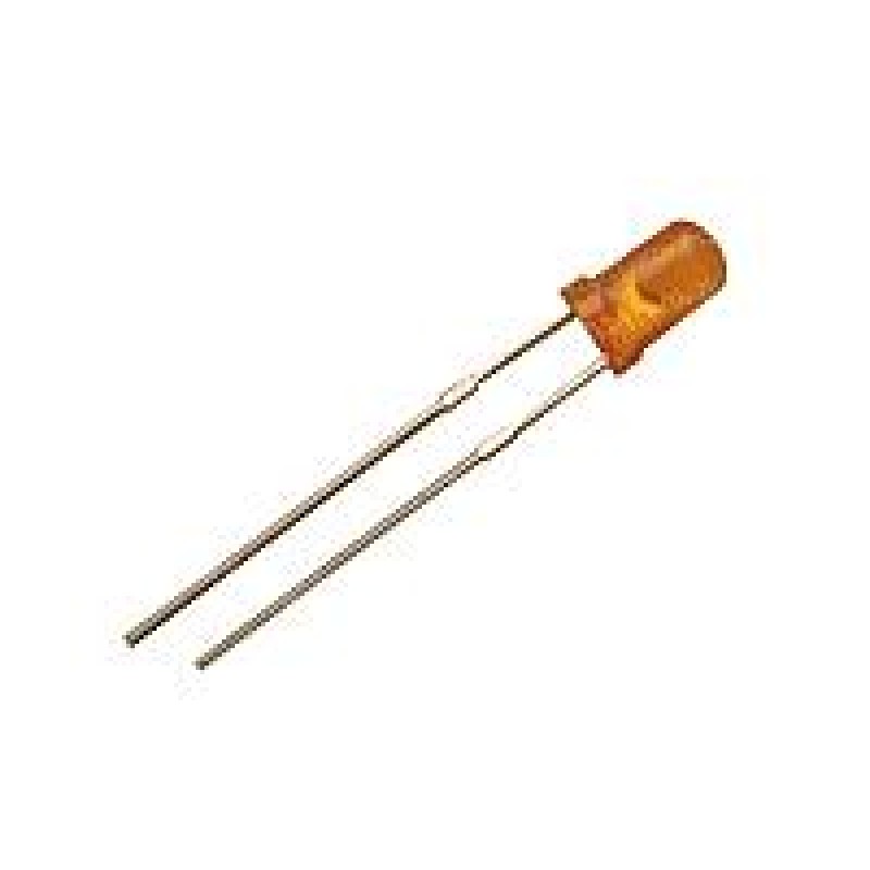 10 штук, Светодиод оранжевый (оранжевая линза) 3мм, 800мкд, 610нм 
10 штук, Светодиод оранжевый (оранжевая линза) 3мм, 800мкд, 610нм