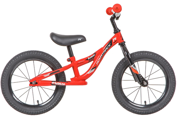 фото Беговел novatrack 14&quot; breeze красный