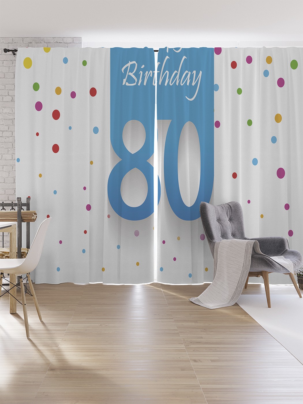 Шторы под лён JoyArty "Вывеска на 80-летие", серия Oxford DeLux, 340х265 см, Вывеска на 80-летие
Шторы под лён JoyArty "Вывеска на 80-летие", серия Oxford DeLux, 340х265 см, Вывеска на 80-летие