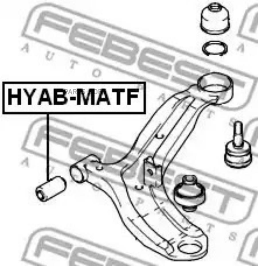 FEBECT HYABMATF HYAB-MATF_сайлентблок перед.рычага пер.!\ Hyundai Accent 99>/Getz 02>/Matr
FEBECT HYABMATF HYAB-MATF_сайлентблок перед.рычага пер.!\ Hyundai Accent 99>/Getz 02>/Matr