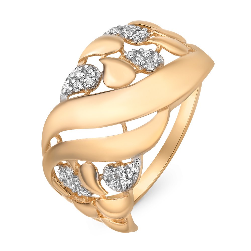 Кольцо женское из красного золота с фианитом 585Gold 301010200, р. 18, 301010200
Кольцо женское из красного золота с фианитом 585Gold 301010200, р. 18, 301010200