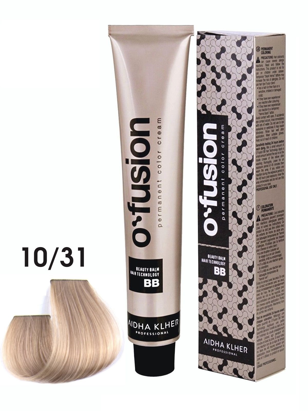 Профессиональная краска для волос Aidha Klher O'fusion BB-hair technology, тон 10/31 100мл, ofusion_bb
Профессиональная краска для волос Aidha Klher O'fusion BB-hair technology, тон 10/31 100мл, ofusion_bb