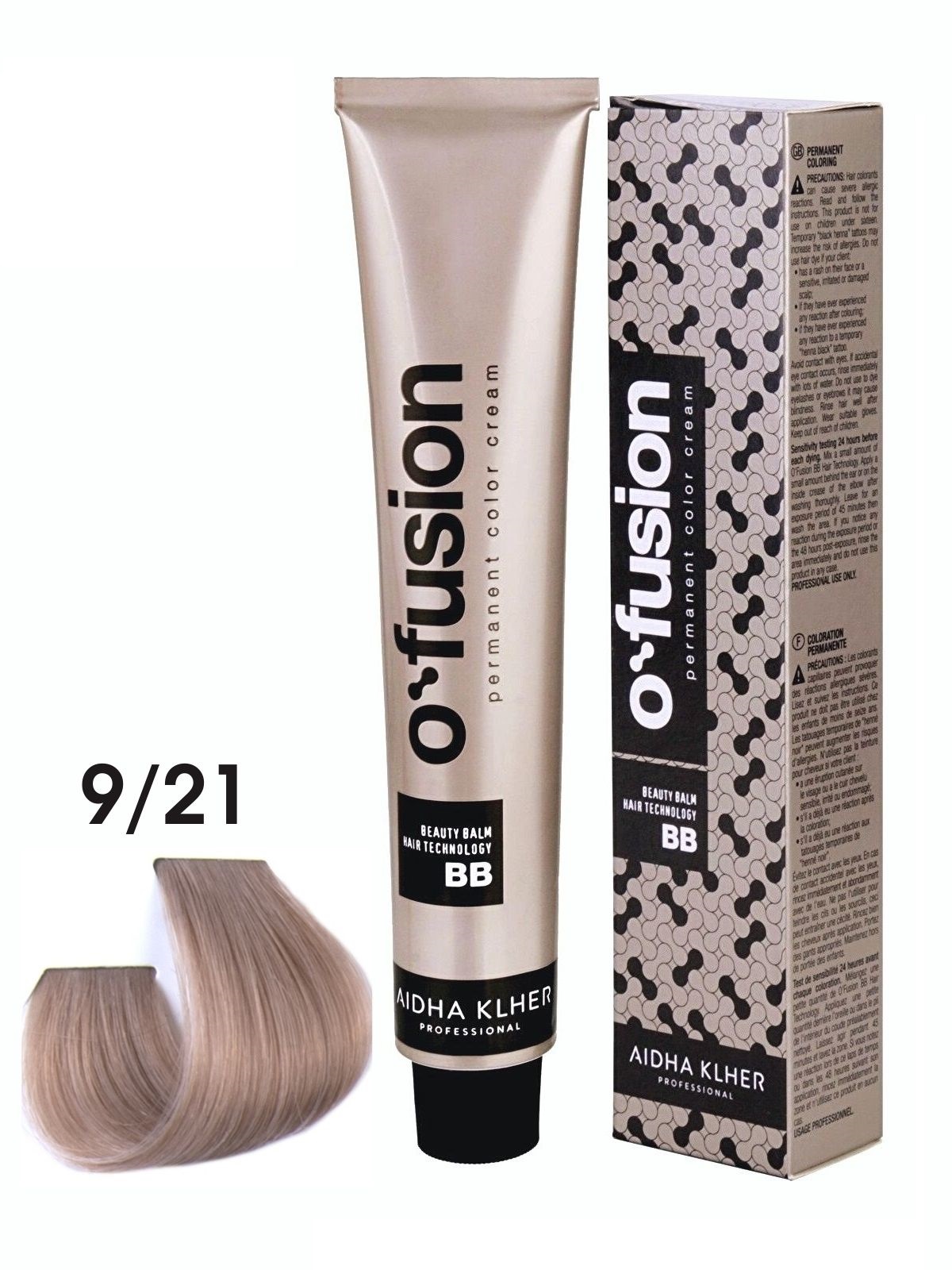 Профессиональная краска для волос Aidha Klher O'fusion BB-hair technology, тон 9/21, 100мл, ofusion_bb
Профессиональная краска для волос Aidha Klher O'fusion BB-hair technology, тон 9/21, 100мл, ofusion_bb