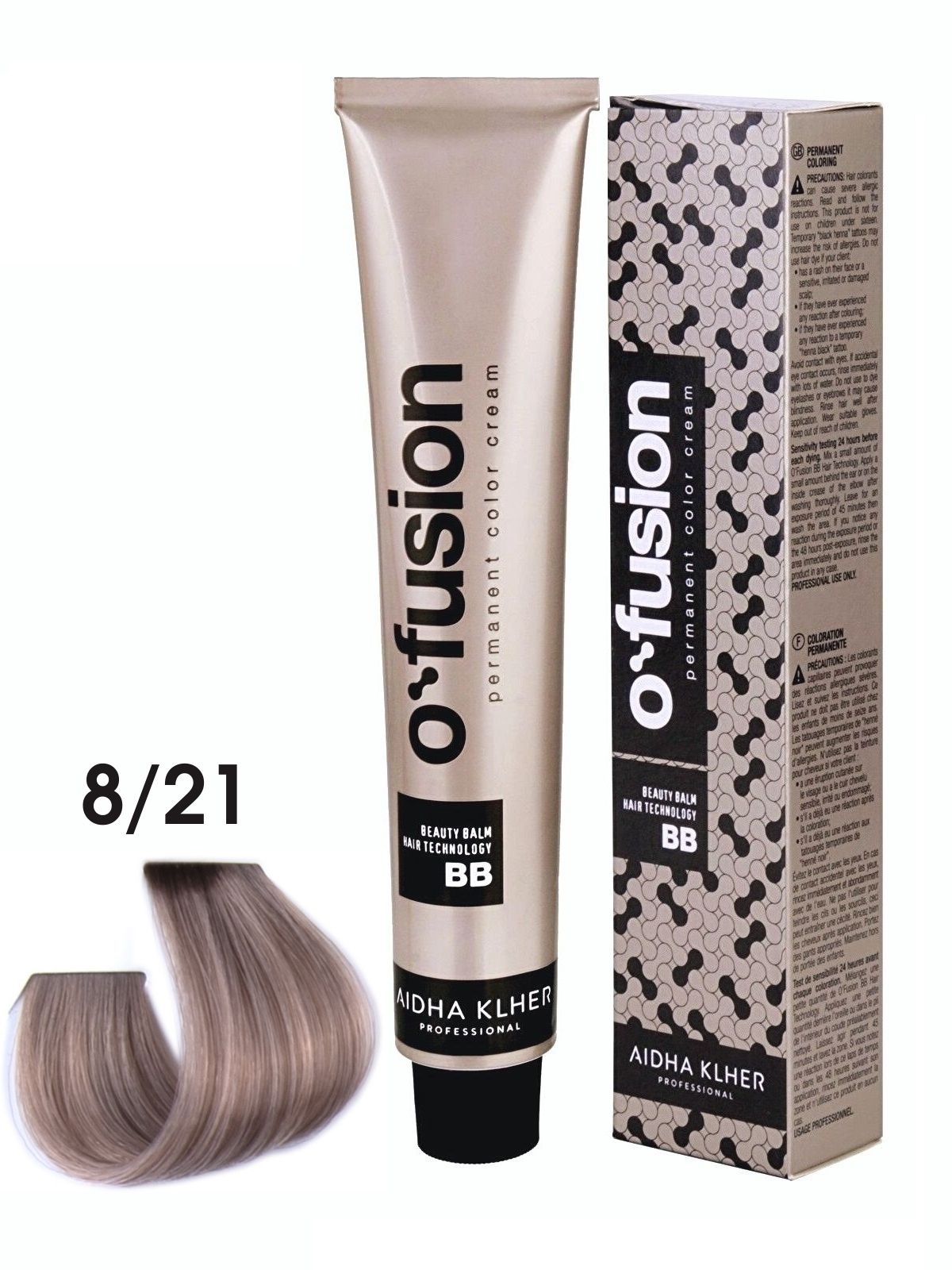 Профессиональная краска для волос Aidha Klher O'fusion BB-hair technology, тон 8/21, 100мл, ofusion_bb
Профессиональная краска для волос Aidha Klher O'fusion BB-hair technology, тон 8/21, 100мл, ofusion_bb