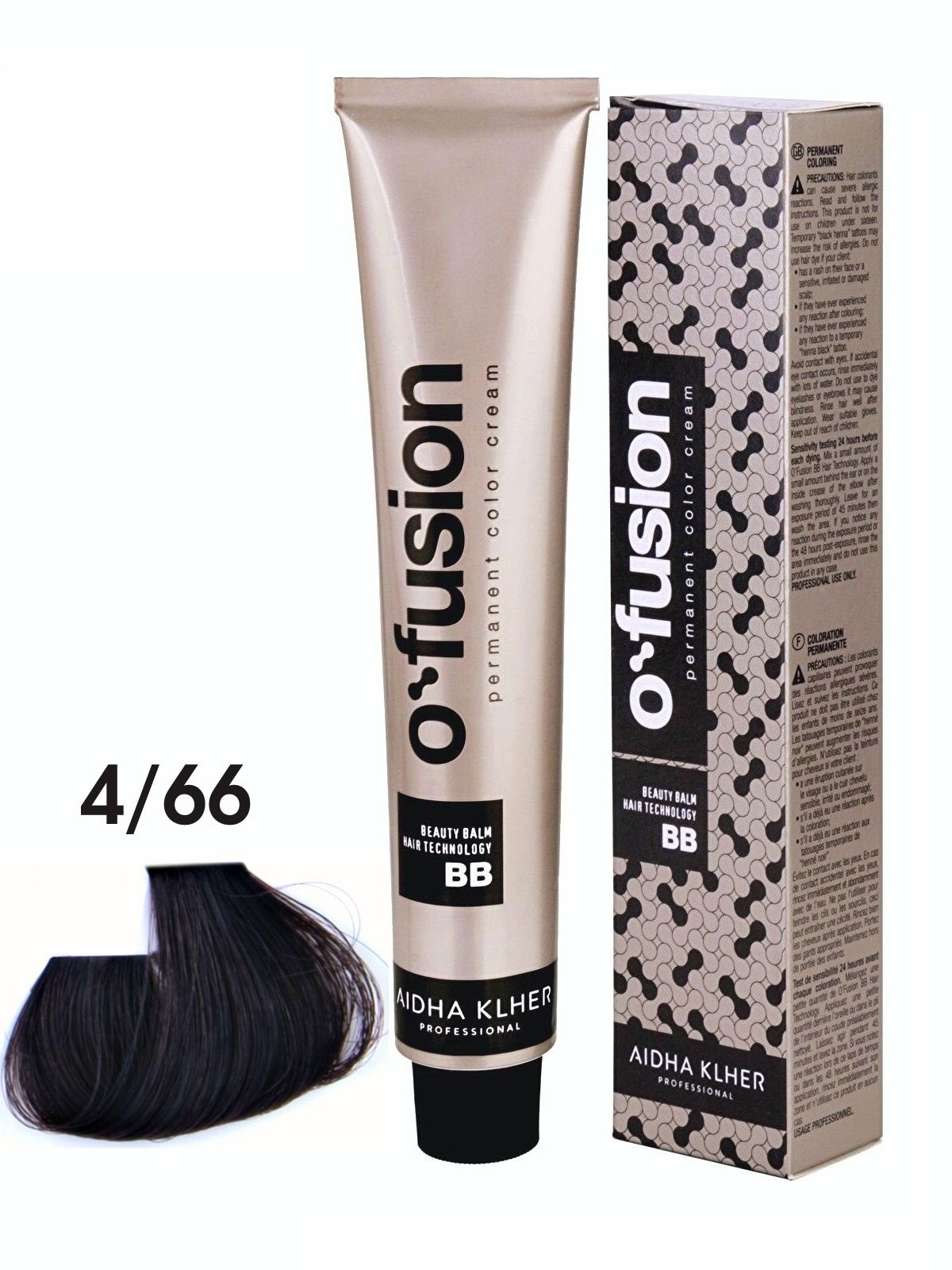 Профессиональная краска для волос Aidha Klher O'fusion BB-hair technology, тон 4/66, 100мл, ofusion_bb
Профессиональная краска для волос Aidha Klher O'fusion BB-hair technology, тон 4/66, 100мл, ofusion_bb