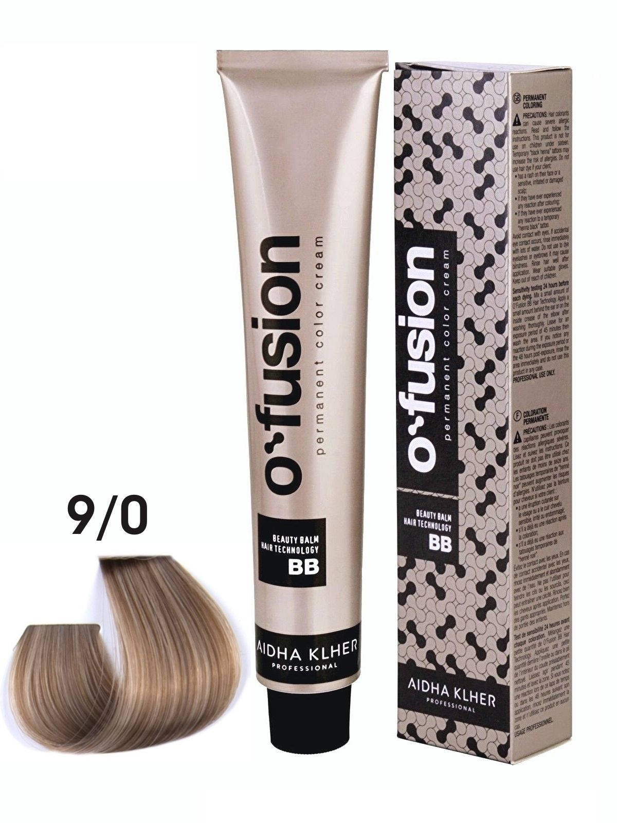 Профессиональная краска для волос Aidha Klher O'fusion BB-hair technology, тон 9/0, 100мл, ofusion_bb
Профессиональная краска для волос Aidha Klher O'fusion BB-hair technology, тон 9/0, 100мл, ofusion_bb