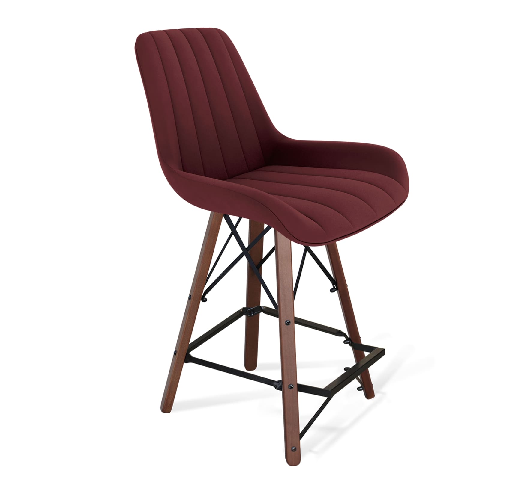 Стул полубарный Sheffilton SHT-ST37/S80-1 Рубиновое вино/Темный орех/Черный, SHT-ST37/S80-1 
Стул полубарный Sheffilton SHT-ST37/S80-1 Рубиновое вино/Темный орех/Черный, SHT-ST37/S80-1