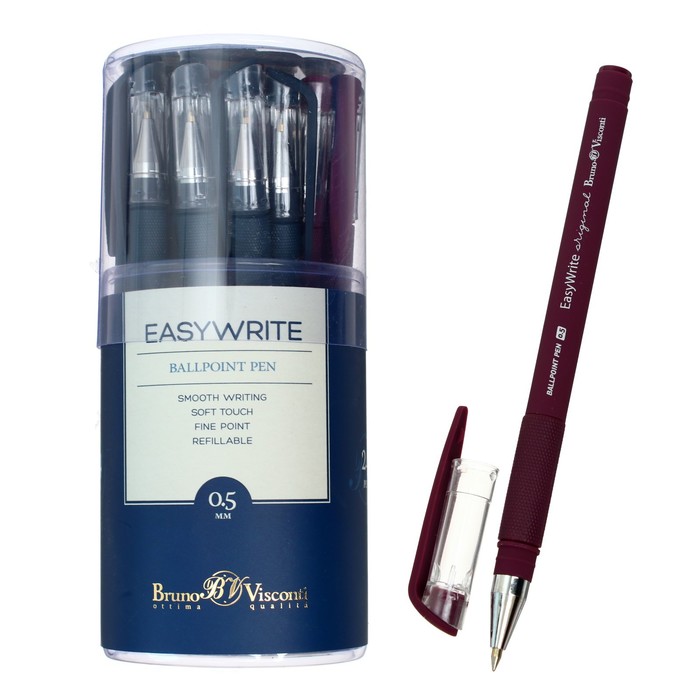 Ручка шариковая EasyWrite Original, узел 0.5 мм, синие чернила, матовый корпус Silk Touch,
Ручка шариковая EasyWrite Original, узел 0.5 мм, синие чернила, матовый корпус Silk Touch,