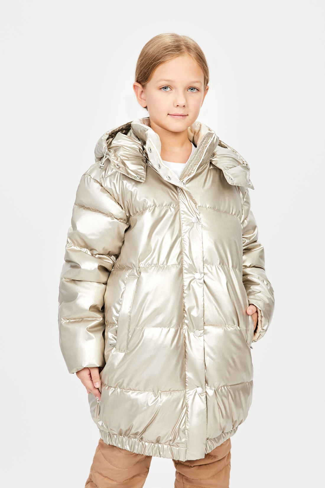 Куртка (Эко пух) Baon BK041507 цв. золотистый р. 122, BK041507 
Куртка (Эко пух) Baon BK041507 цв. золотистый р. 122, BK041507