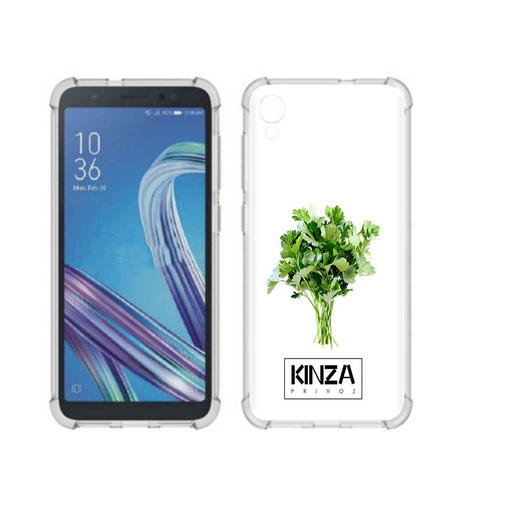 Чехол MyPads Tocco для Asus ZenFone Live L1 (G552KL) Бренд Кинза (PT113202.648.35), Прозрачный, Tocco 
Чехол MyPads Tocco для Asus ZenFone Live L1 (G552KL) Бренд Кинза (PT113202.648.35), Прозрачный, Tocco