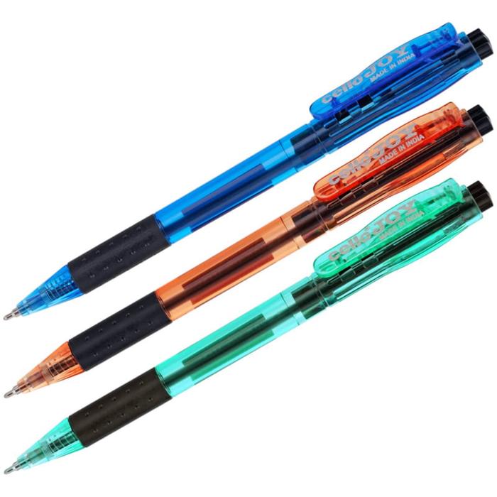 Ручка шариковая автоматическая Cello Joy Neon tinted, узел 0.7 мм, резиновый упор, чернила
Ручка шариковая автоматическая Cello Joy Neon tinted, узел 0.7 мм, резиновый упор, чернила