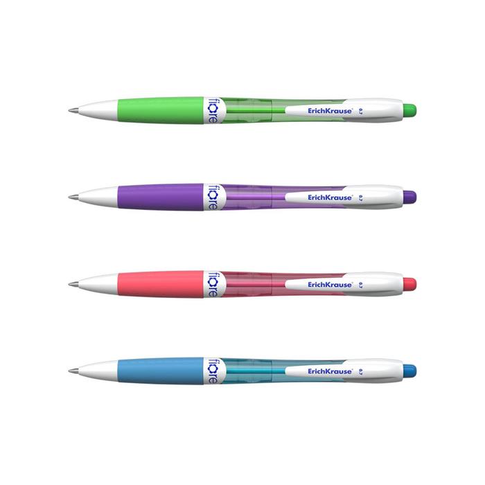 Ручка шариковая автоматическая FIORE, узел 0.7 мм, чернила синие, резиновый упор, длина ли 
Ручка шариковая автоматическая FIORE, узел 0.7 мм, чернила синие, резиновый упор, длина ли