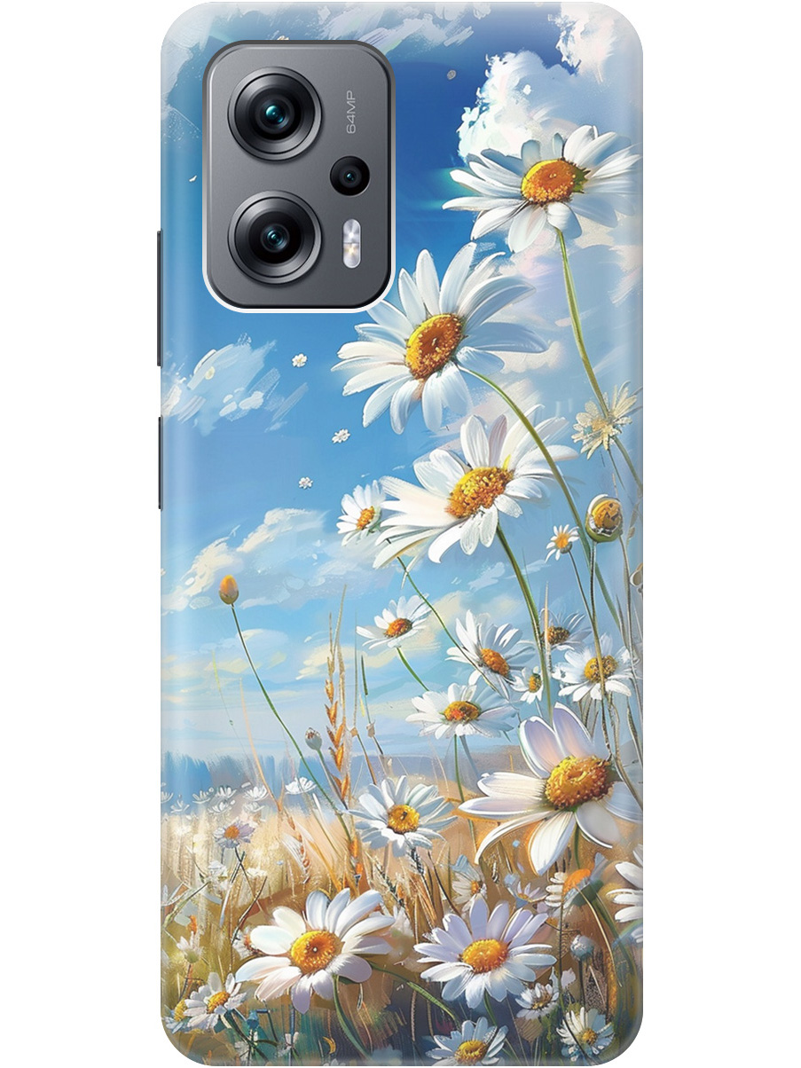 Чехол на Poco X4 GT / Xiaomi Redmi Note 11T Pro / 11T Pro+ "Ромашки на поле", Белый;синий, 20000525
Чехол на Poco X4 GT / Xiaomi Redmi Note 11T Pro / 11T Pro+ "Ромашки на поле", Белый;синий, 20000525