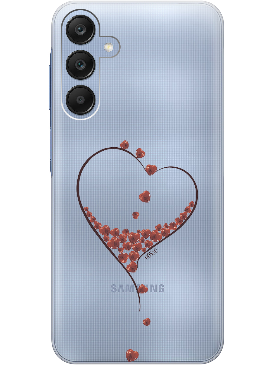 Силиконовый чехол на Samsung Galaxy A25 с рисунком "Little hearts" прозрачный, Прозрачный;черный, 20012134
Силиконовый чехол на Samsung Galaxy A25 с рисунком "Little hearts" прозрачный, Прозрачный;черный, 20012134