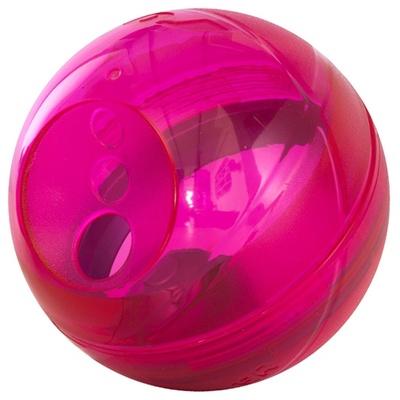 фото Игрушка для собак rogz tumbler шар для лакомств, розовый