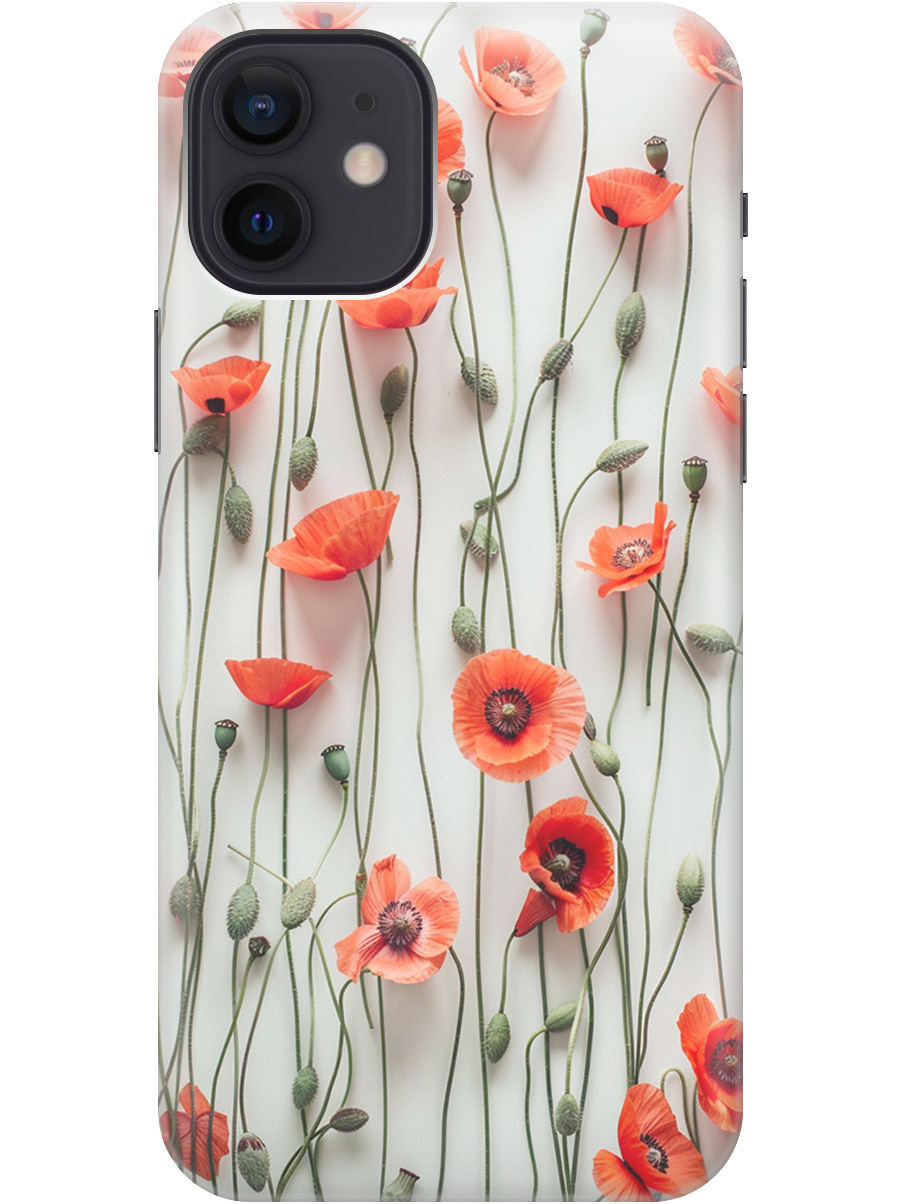 Силиконовый чехол на Apple iPhone 12 / 12 Pro с рисунком "Маки на белой стене", Белый;красный, 20000443
Силиконовый чехол на Apple iPhone 12 / 12 Pro с рисунком "Маки на белой стене", Белый;красный, 20000443