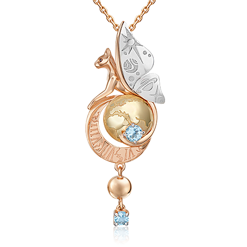 Кулон из комбинированного золота с топазом PLATINA jewelry 03-3315-00-201-1140, 03-3315-00-201-1140
Кулон из комбинированного золота с топазом PLATINA jewelry 03-3315-00-201-1140, 03-3315-00-201-1140