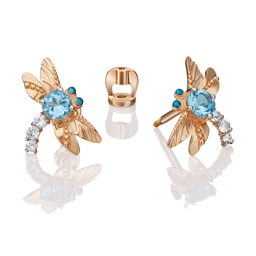 Серьги из красного золота с топазом/эмалью PLATINA jewelry 02-4679-00-201-1110-57, 02-4679-00-201-1110-57
Серьги из красного золота с топазом/эмалью PLATINA jewelry 02-4679-00-201-1110-57, 02-4679-00-201-1110-57