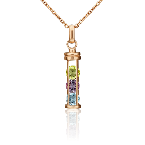 Кулон из красного золота с хризолитом/топазом PLATINA jewelry 03-3126-00-221-1110-57, 03-3126-00-221-1110-57
Кулон из красного золота с хризолитом/топазом PLATINA jewelry 03-3126-00-221-1110-57, 03-3126-00-221-1110-57