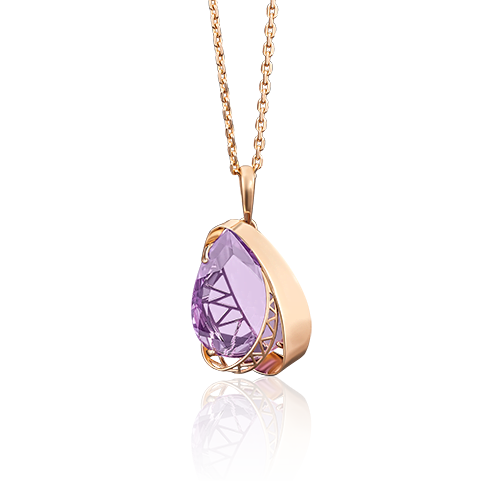 Кулон из красного золота с аметистом PLATINA jewelry 03-2591-00-203-1110-46, 03-2591-00-203-1110-46
Кулон из красного золота с аметистом PLATINA jewelry 03-2591-00-203-1110-46, 03-2591-00-203-1110-46