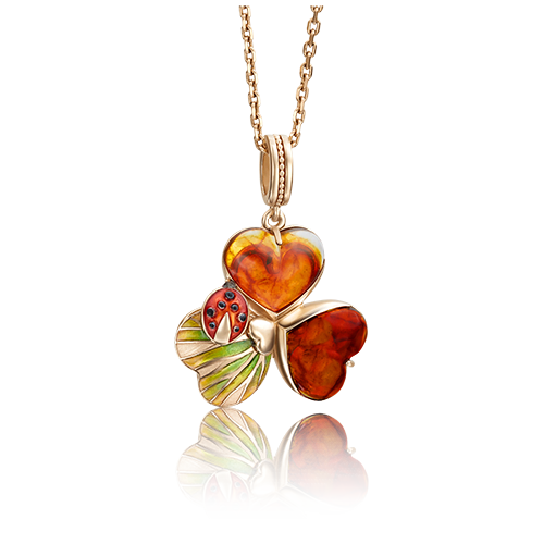 Кулон из красного золота PLATINA jewelry 03-2767-00-271-1110-46, янтарь/эмаль, 03-2767-00-271-1110-46
Кулон из красного золота PLATINA jewelry 03-2767-00-271-1110-46, янтарь/эмаль, 03-2767-00-271-1110-46