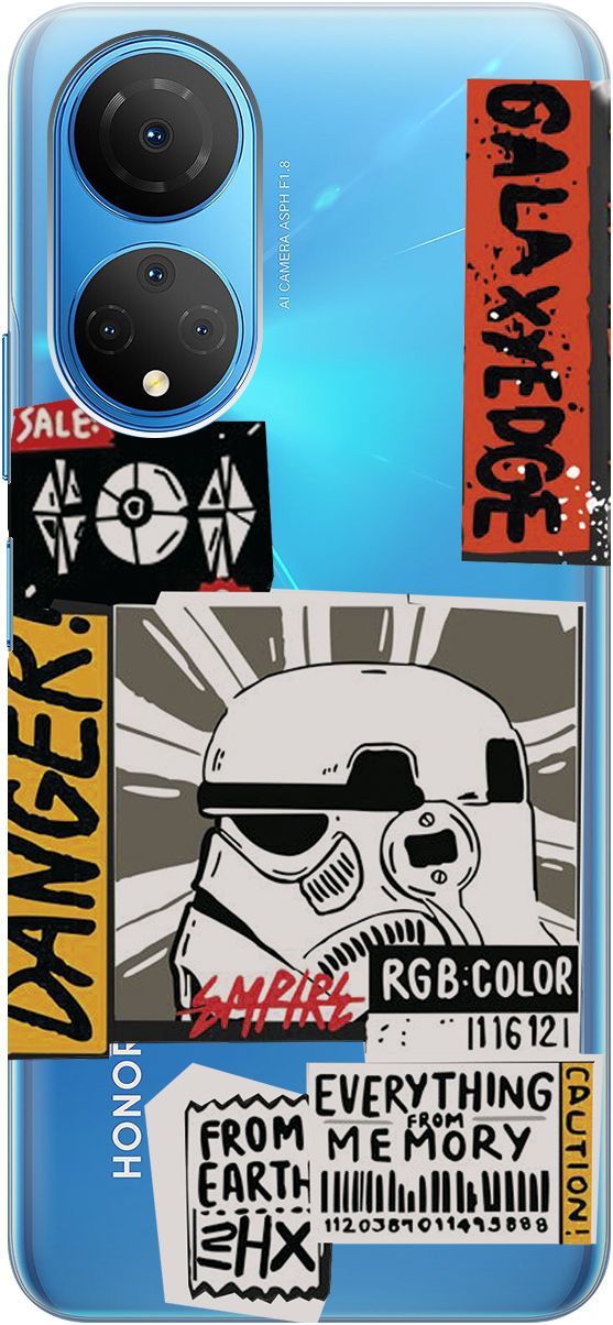 Силиконовый чехол на Honor X7 "Stormtrooper Stickers" прозрачный, Прозрачный;белый, 158556
Силиконовый чехол на Honor X7 "Stormtrooper Stickers" прозрачный, Прозрачный;белый, 158556
