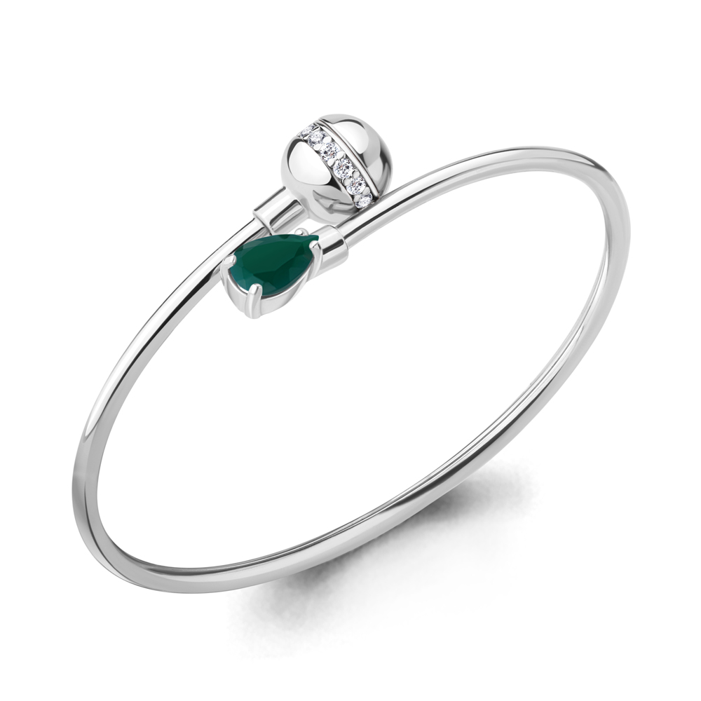 Браслет из серебра с агатом\фианитом Aquamarine Aquamarine 7456309А_925_р р. 17, 7456309А_925_р
Браслет из серебра с агатом\фианитом Aquamarine Aquamarine 7456309А_925_р р. 17, 7456309А_925_р