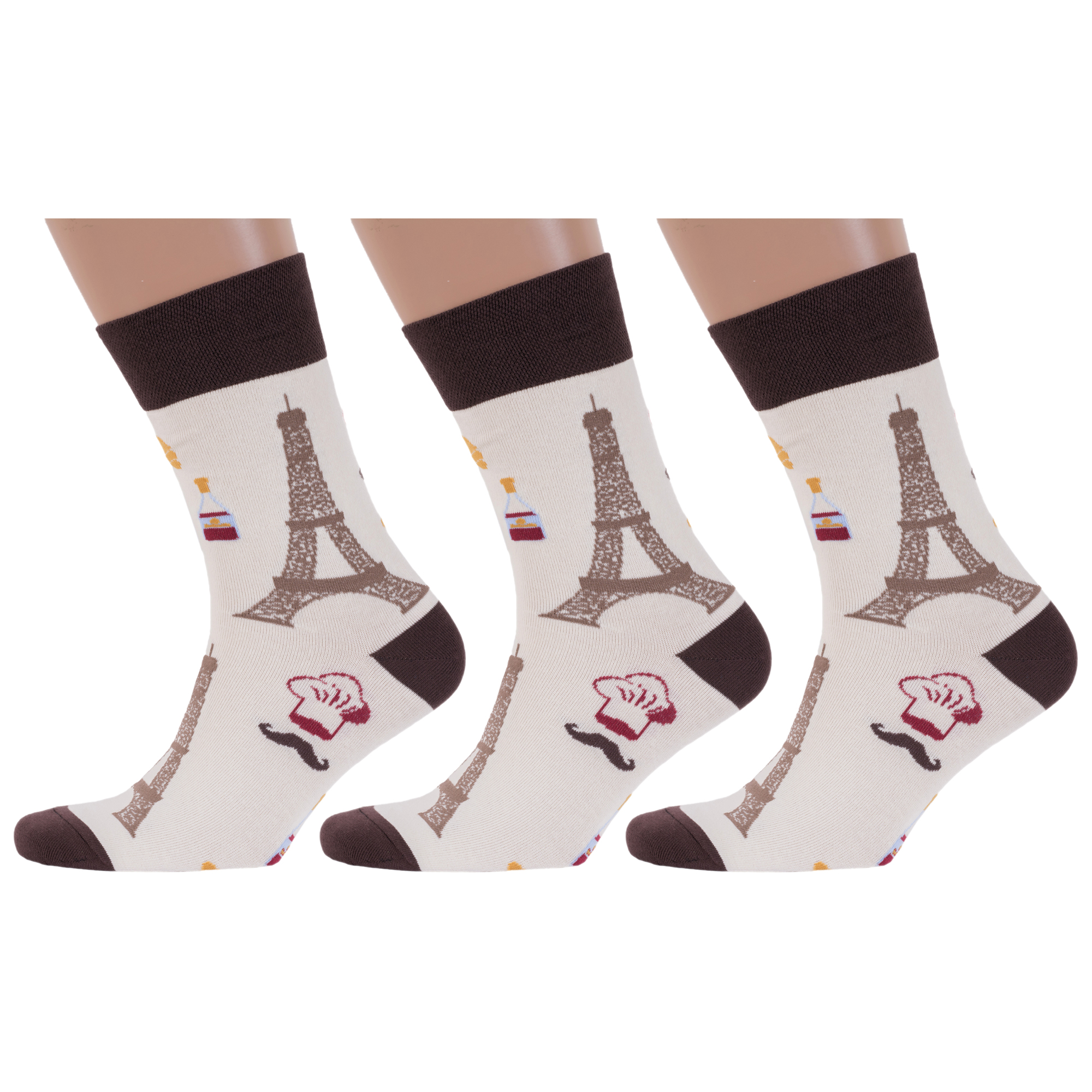 Комплект носков мужских MoscowSocksClub msk3-М04 разноцветных 27, Бежевый;коричневый, msk3-М04
Комплект носков мужских MoscowSocksClub msk3-М04 разноцветных 27, Бежевый;коричневый, msk3-М04